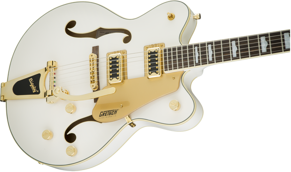 Gretsch G5422TG Electromatic Hollow Body Double-Cut with Bigsby and Gold Hardware Snowcrest White