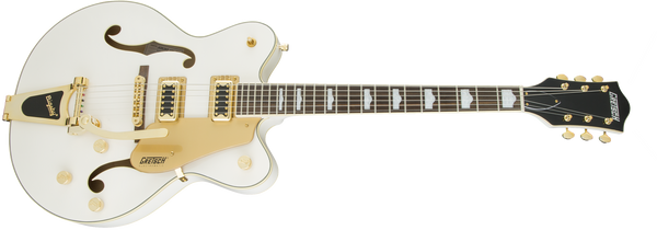 Gretsch G5422TG Electromatic Hollow Body Double-Cut with Bigsby and Gold Hardware Snowcrest White