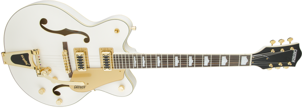 Gretsch G5422TG Electromatic Hollow Body Double-Cut with Bigsby and Gold Hardware Snowcrest White