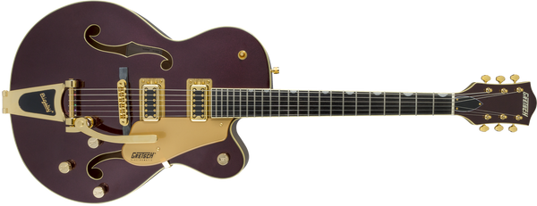 Gretsch G5420TG Electromatic 135th Anniversary LTD Hollow Body Single-Cut with Bigsby Compressed Ebony Fingerboard Two-Tone Dark Cherry Metallic/Casino Gold