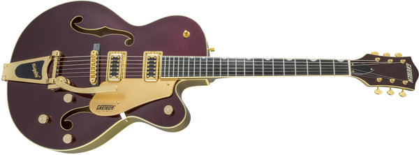 Gretsch G5420TG Electromatic 135th Anniversary LTD Hollow Body Single-Cut with Bigsby Compressed Ebony Fingerboard Two-Tone Dark Cherry Metallic/Casino Gold