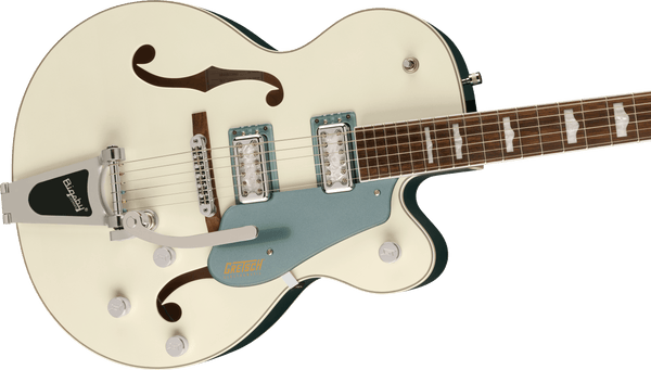 Gretsch G5420T-140 Electromatic 140th Double Platinum Hollow Body with Bigsby Laurel Fingerboard Two-Tone Pearl Platinum/Stone Platinum