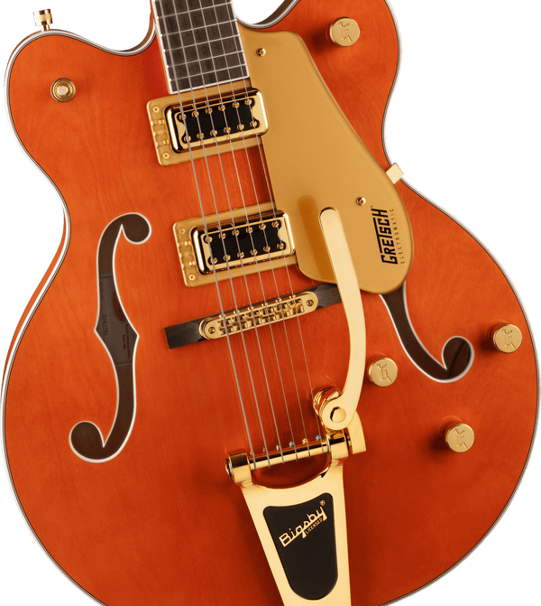 Gretsch G5422TG Electromatic Classic Hollow Body Double-Cut with Bigsby and Gold Hardware Laurel Fingerboard Orange Stain
