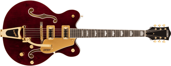 Gretsch G5422TG Electromatic Classic Hollow Body Double-Cut with Bigsby and Gold Hardware Laurel Fingerboard Walnut Stain
