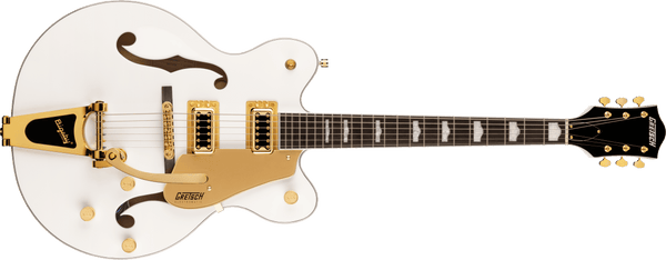 Gretsch G5422TG Electromatic Classic Hollow Body Double-Cut with Bigsby and Gold Hardware Laurel Fingerboard Snowcrest White