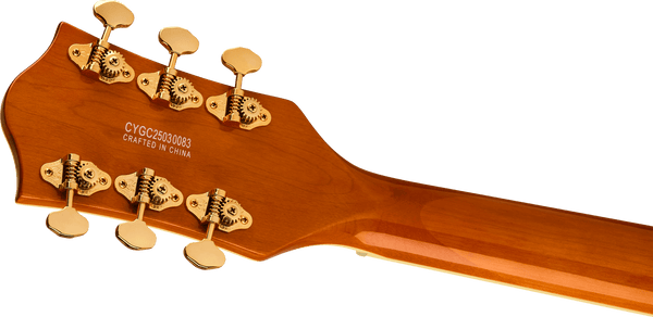Gretsch Synchromatic Nashville Hollow Body Single-Cut with Bigsby Ebony Fingerboard 50's Orange Stain