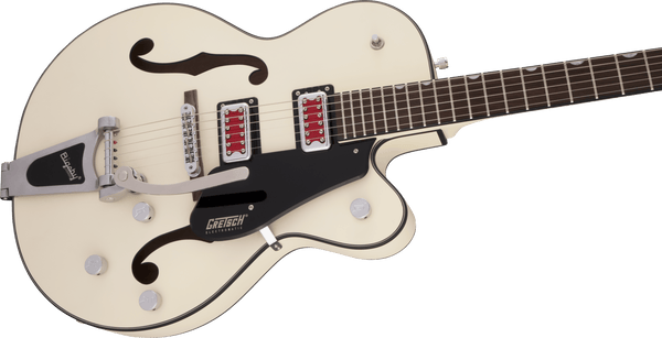 Gretsch G5410T Electromatic "Rat Rod" Hollow Body Single-Cut with Bigsby Rosewood Fingerboard Matte Vintage White