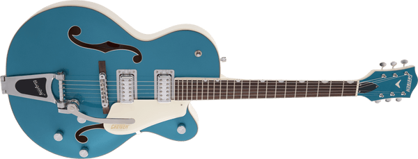 Gretsch G5410T Limited Edition Electromatic Tri-Five Hollow Body Single-Cut with Bigsby Rosewood Fingerboard Two-Tone Ocean Turquoise/Vintage White
