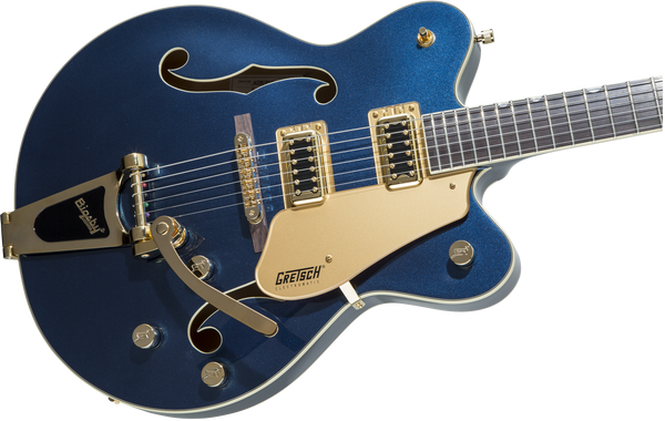 Gretsch G5422TG Limited Edition Electromatic Hollow Body Double-Cut with Bigsby and Gold Hardware Rosewood Fingerboard Midnight Sapphire