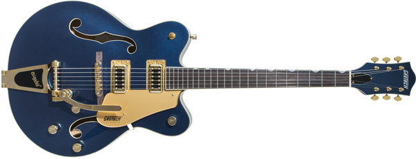 Gretsch G5422TG Limited Edition Electromatic Hollow Body Double-Cut with Bigsby and Gold Hardware Rosewood Fingerboard Midnight Sapphire