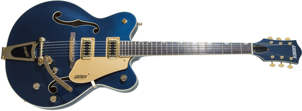 Gretsch G5422TG Limited Edition Electromatic Hollow Body Double-Cut with Bigsby and Gold Hardware Rosewood Fingerboard Midnight Sapphire