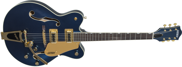 Gretsch G5422TG Limited Edition Electromatic Hollow Body Double-Cut with Bigsby and Gold Hardware Rosewood Fingerboard Midnight Sapphire