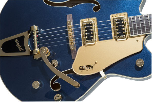 Gretsch G5422TG Limited Edition Electromatic Hollow Body Double-Cut with Bigsby and Gold Hardware Rosewood Fingerboard Midnight Sapphire