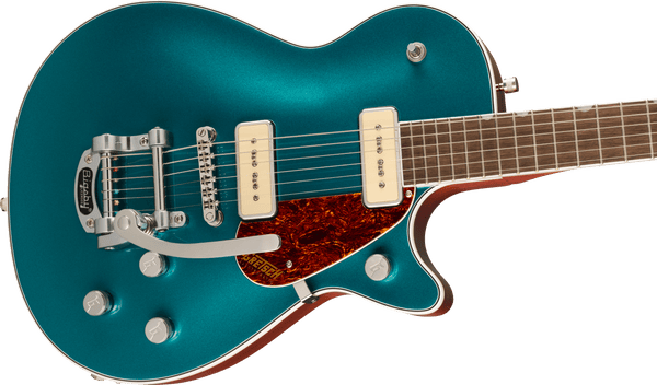 Gretsch G5210T-P90 Electromatic Jet Two 90 Single-Cut with Bigsby Laurel Fingerboard Petrol