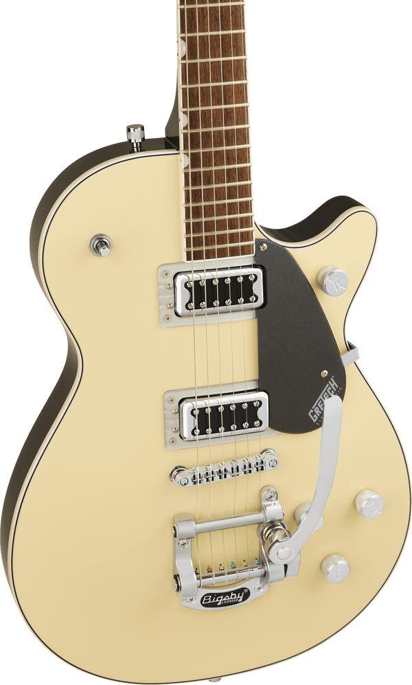 Gretsch G5230T Electromatic Jet FT Single-Cut with Bigsby Laurel Fingerboard Two-Tone Vintage White/ London Grey