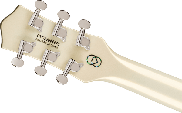 Gretsch G5230T-140 Electromatic 140th Double Platinum Jet with Bigsby Laurel Fingerboard Two-Tone Stone Platinum/Pearl Platinum