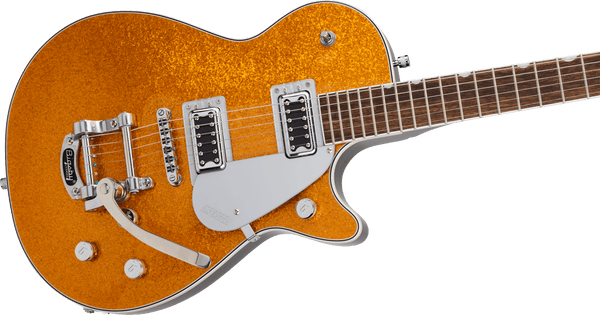 Gretsch G5230T Electromatic Sparkle Jet FT Single-Cut with Bigsby Laurel Fingerboard Gold Sparkle
