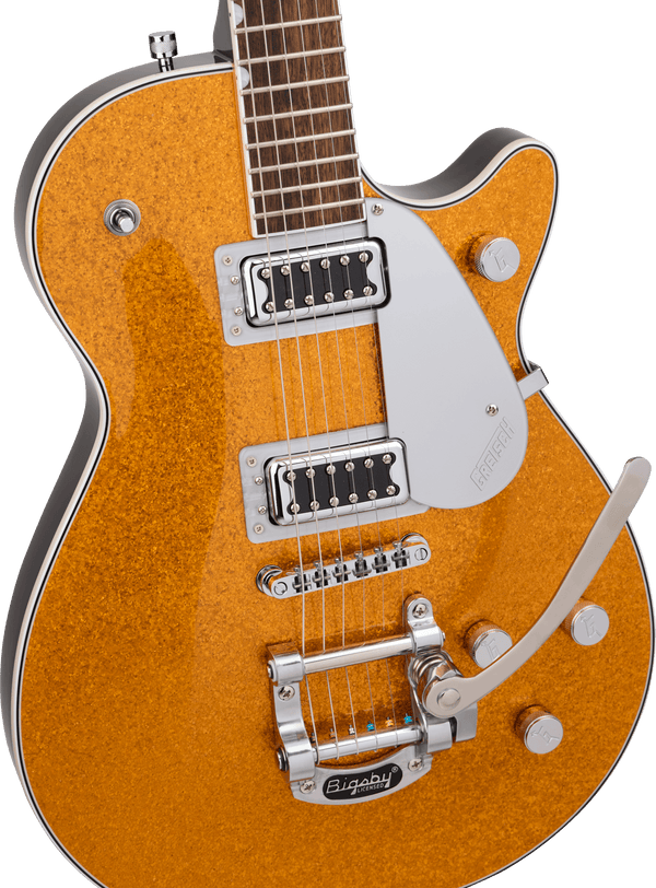 Gretsch G5230T Electromatic Sparkle Jet FT Single-Cut with Bigsby Laurel Fingerboard Gold Sparkle