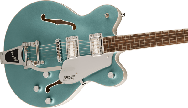 Gretsch G5622T-140 Electromatic 140th Double Platinum Center Block with Bigsby Laurel Fingerboard Two-Tone Stone Platinum/Pearl Platinum