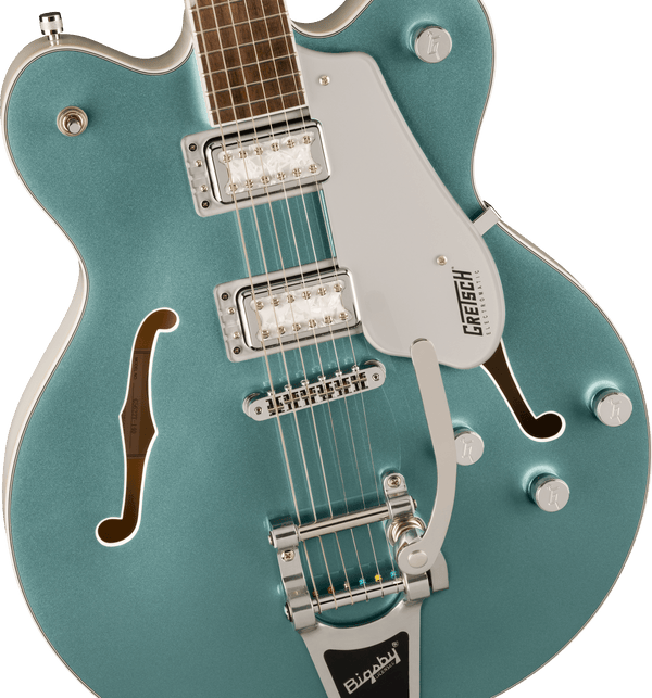 Gretsch G5622T-140 Electromatic 140th Double Platinum Center Block with Bigsby Laurel Fingerboard Two-Tone Stone Platinum/Pearl Platinum