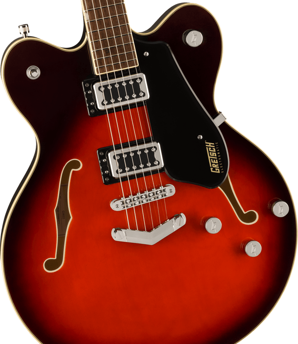 Gretsch G5622 Electromatic Center Block Double-Cut with V-Stoptail Laurel Fingerboard Claret Burst