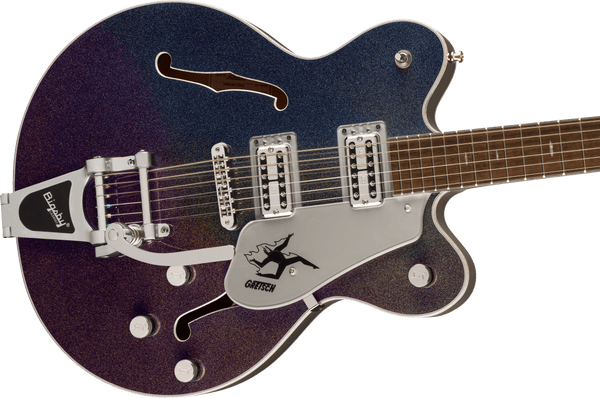 Gretsch Electromatic John Gourley Broadkaster Center Block Laurel Fingerboard Iridescent Black