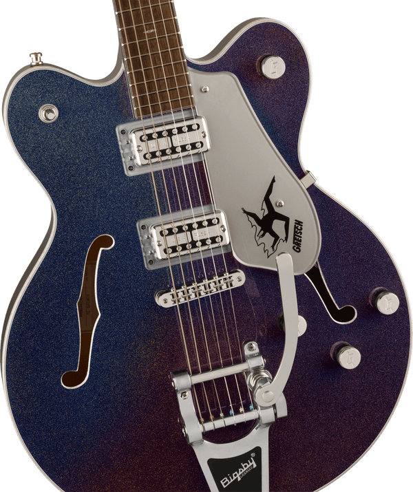 Gretsch Electromatic John Gourley Broadkaster Center Block Laurel Fingerboard Iridescent Black