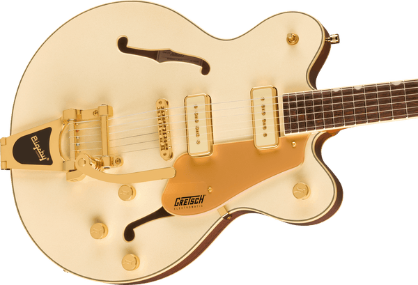 Gretsch Electromatic Pristine LTD Center Block Double-Cut with Bigsby Laurel Fingerboard White Gold