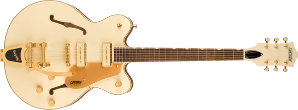 Gretsch Electromatic Pristine LTD Center Block Double-Cut with Bigsby Laurel Fingerboard White Gold