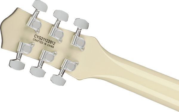 Gretsch G5222 Electromatic Double Jet BT with V-Stoptail Laurel Fingerboard Vintage White