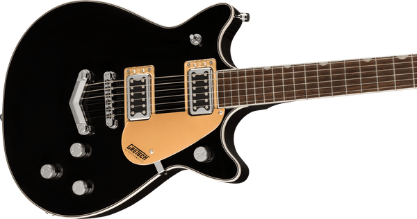 Gretsch G5222 Electromatic Double Jet BT with V-Stoptail Laurel Fingerboard Black