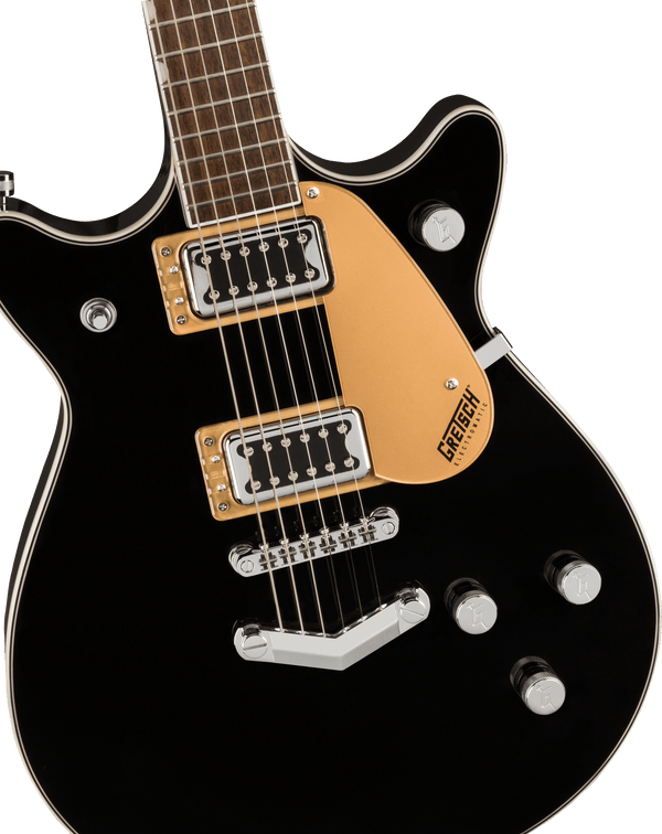 Gretsch G5222 Electromatic Double Jet BT with V-Stoptail Laurel Fingerboard Black