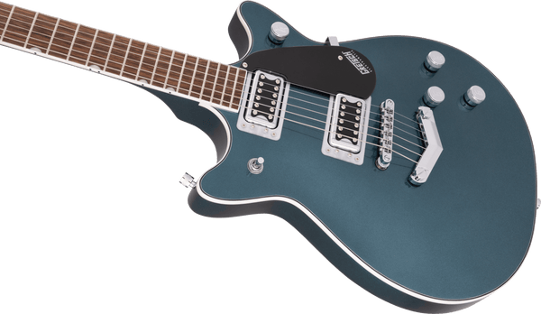 Gretsch G5222 Electromatic Double Jet BT with V-Stoptail Laurel Fingerboard Jade Grey Metallic