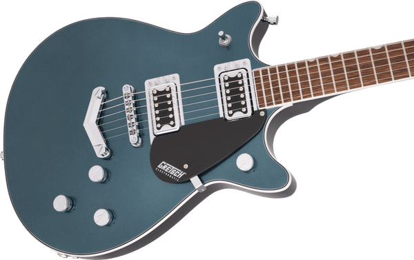 Gretsch G5222 Electromatic Double Jet BT with V-Stoptail Laurel Fingerboard Jade Grey Metallic