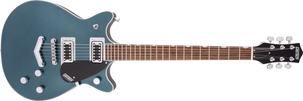 Gretsch G5222 Electromatic Double Jet BT with V-Stoptail Laurel Fingerboard Jade Grey Metallic