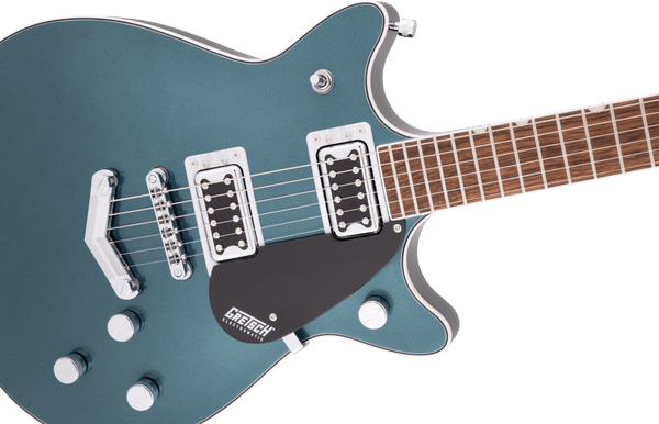 Gretsch G5222 Electromatic Double Jet BT with V-Stoptail Laurel Fingerboard Jade Grey Metallic