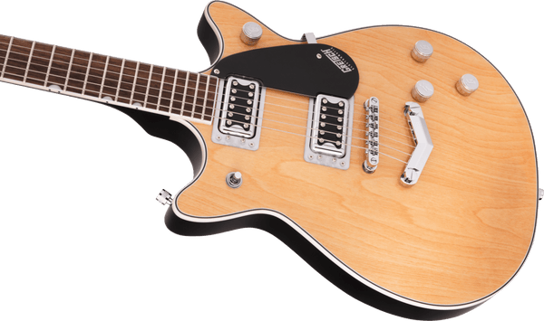 Gretsch G5222 Electromatic Double Jet BT with V-Stoptail Laurel Fingerboard Aged Natural
