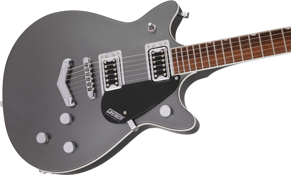 Gretsch G5222 Electromatic Double Jet BT with V-Stoptail Laurel Fingerboard London Grey