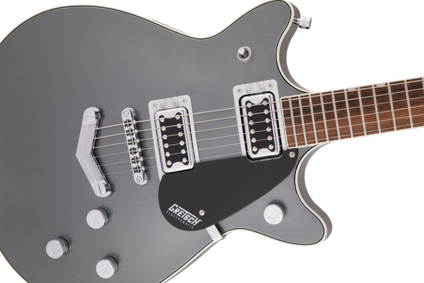 Gretsch G5222 Electromatic Double Jet BT with V-Stoptail Laurel Fingerboard London Grey