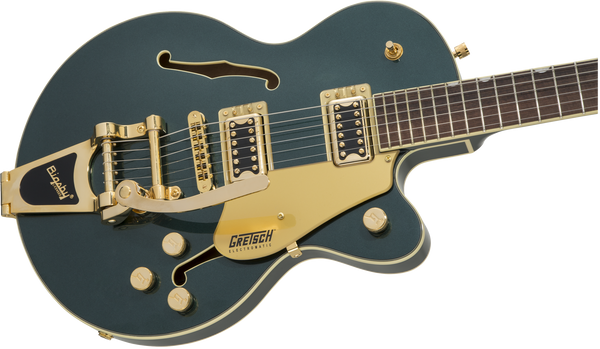Gretsch G5655TG Electromatic Center Block Jr. Single-Cut with Bigsby and Gold Hardware Laurel Fingerboard Cadillac Green