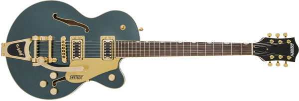 Gretsch G5655TG Electromatic Center Block Jr. Single-Cut with Bigsby and Gold Hardware Laurel Fingerboard Cadillac Green