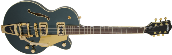 Gretsch G5655TG Electromatic Center Block Jr. Single-Cut with Bigsby and Gold Hardware Laurel Fingerboard Cadillac Green