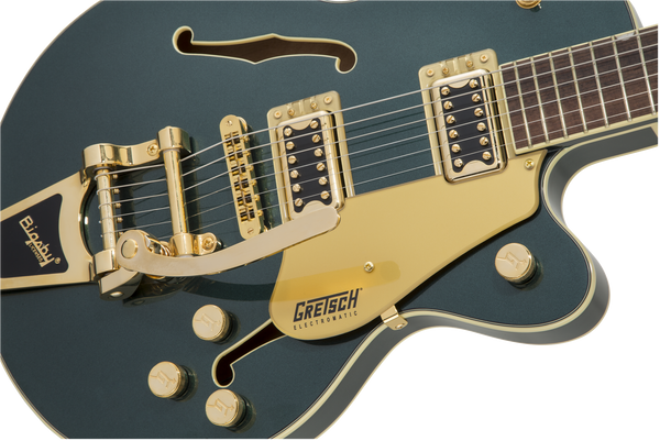 Gretsch G5655TG Electromatic Center Block Jr. Single-Cut with Bigsby and Gold Hardware Laurel Fingerboard Cadillac Green