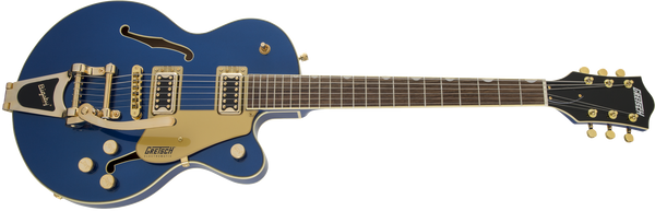 Gretsch G5655TG Electromatic Center Block Jr. Single-Cut with Bigsby and Gold Hardware Laurel Fingerboard Azure Metallic