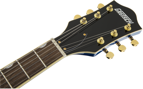 Gretsch G5655TG Electromatic Center Block Jr. Single-Cut with Bigsby and Gold Hardware Laurel Fingerboard Azure Metallic