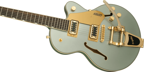 Gretsch G5655TG Electromatic Center Block Jr. Single-Cut with Bigsby and Gold Hardware Laurel Fingerboard Aspen Green