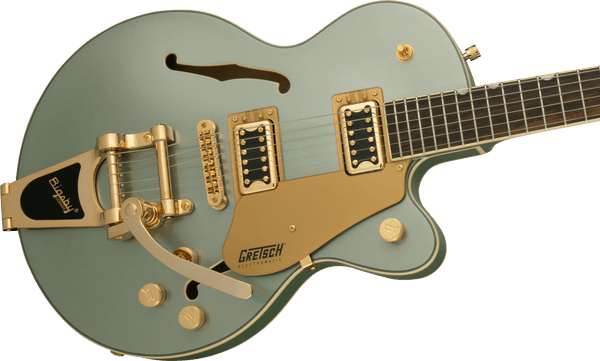 Gretsch G5655TG Electromatic Center Block Jr. Single-Cut with Bigsby and Gold Hardware Laurel Fingerboard Aspen Green