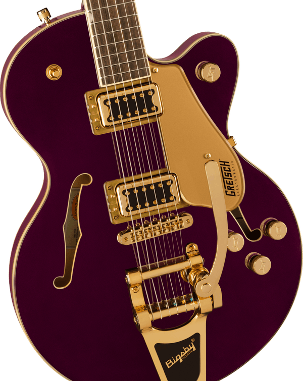 Gretsch G5655TG Electromatic Center Block Jr. Single-Cut with Bigsby and Gold Hardware Laurel Fingerboard Amethyst