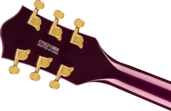 Gretsch G5655TG Electromatic Center Block Jr. Single-Cut with Bigsby and Gold Hardware Laurel Fingerboard Amethyst