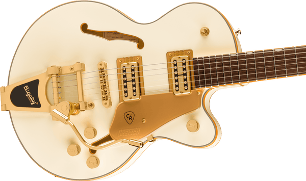 Gretsch Electromatic Chris Rocha Broadkaster Jr. Center Block Rosewood Fingerboard Vintage White